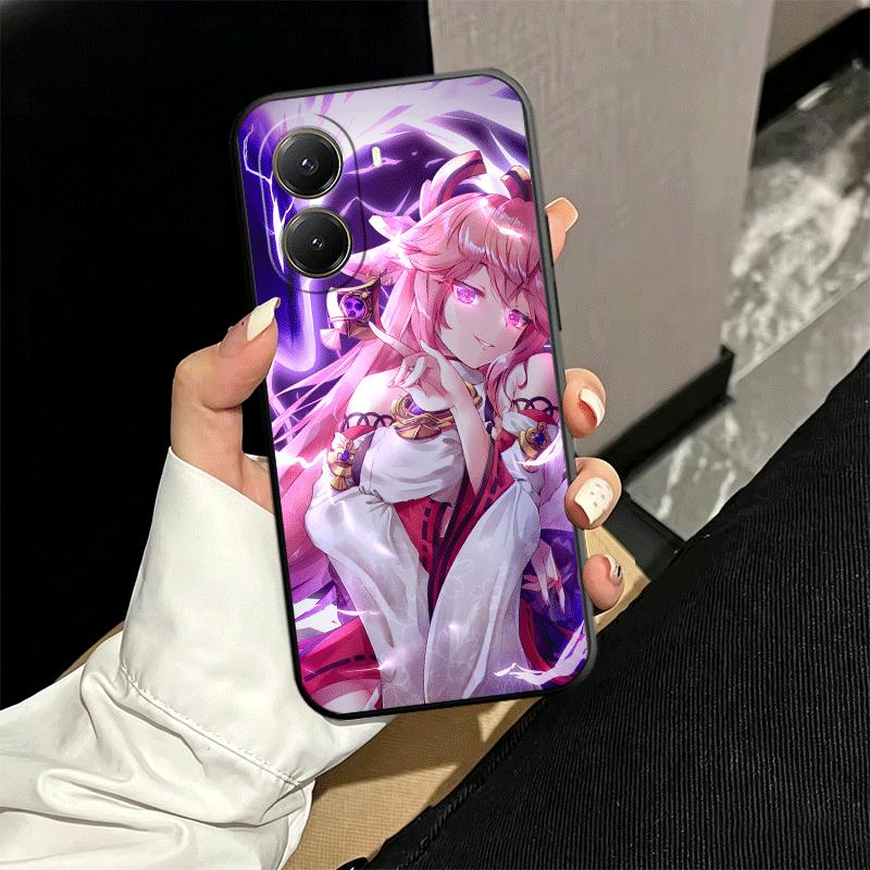 

Мягкий чехол для телефона Genshin Impact Яэ Мико для Xiaomi Poco X5 X6 X7 X8 Pro Max X3 F7 F8 Ultra M8 M7 M6 M5 Redmi 15 15C 14C 13C 12C Xiaomi Poco F7 Pro
