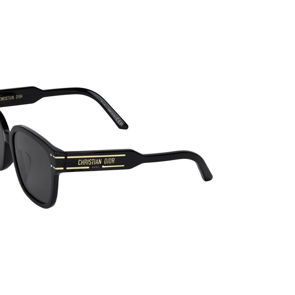 Dior Logo Irregular Frame Sunglasses Women sunglasses Black DIORSIGNATURE-S7F
