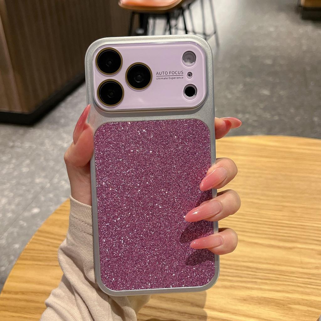 Korean Glitter iPhone 17 Pro Max Case: Full Coverage & Large Window