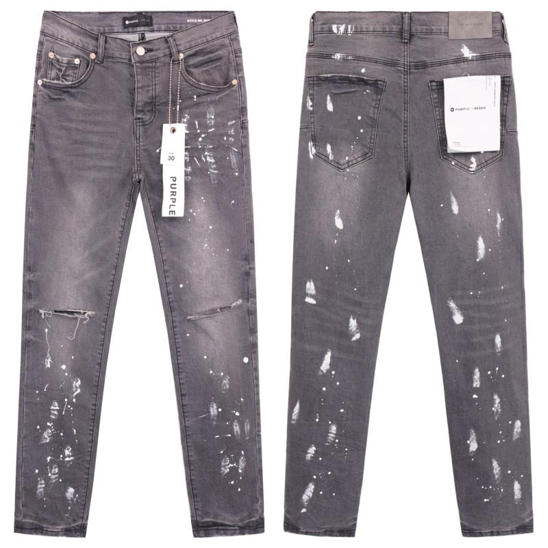 Jeans de Hombre Rectos con Parches Desgastados Estilo Vintage High Street Pantalones Casuales