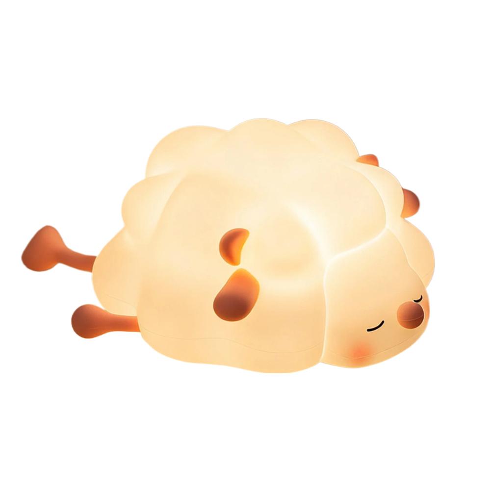 Squishy Silicone Animal Night Light Rechargeable Timing Touch Sensor Dimmable for Bedside Nursery Kids Birthday Gift