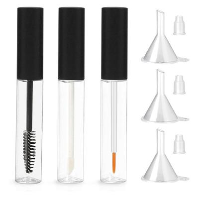 1 Set 10ML Empty Mascara Bottle Refillable Cosmetics Container with Brush Compact Empty Bottle Set for Home