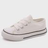 Girls' 2023 Autumn Canvas Shoes - Korean Style, Flat, Casual, Trendy, All-Match, White.