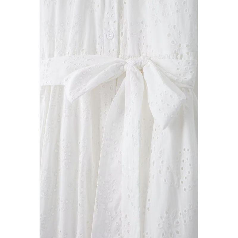 Kaslead New Arrival Women's Clothing Fashion Style Fashion Minimalist Cut Out Embroider Dress 7977112