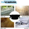 Car Windshield Cover For Ice And Snow, Large Automobile Windshield Frost Cover With Side Window And Rearview Mirror Protector, Windshield Snow Cover