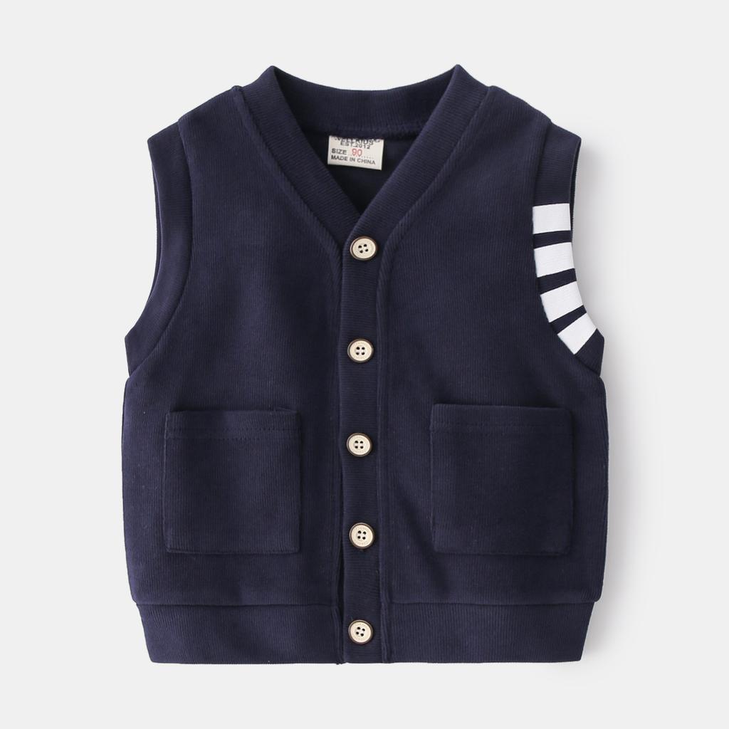 Boys Sweater Vest School Style Knit Sleeveless Casual Spring Fashion Top Clothing for Toddler and Kids