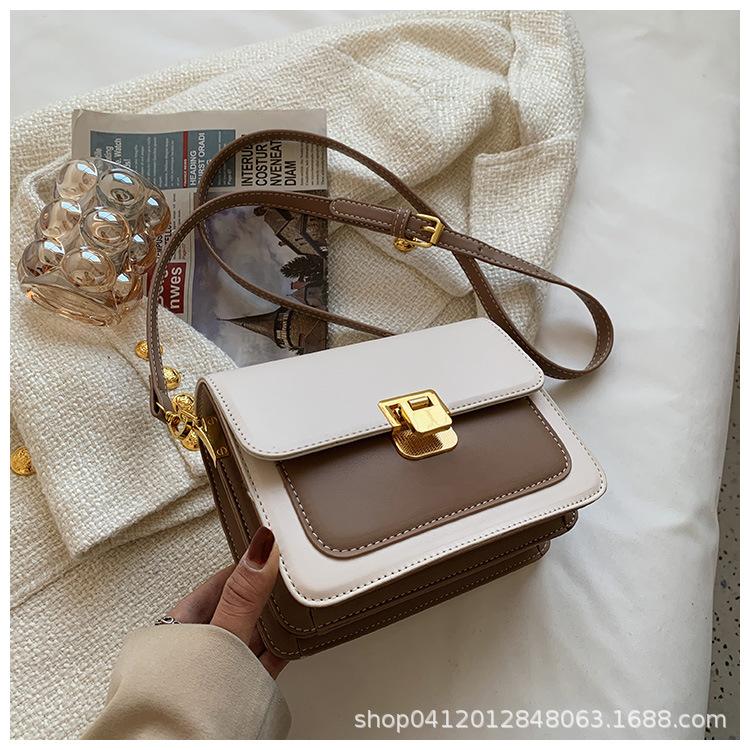 

Премиальная маленькая сумка женская сумка мода 2025 новая сумка тофу популярная сумка-мессенджер сумка на плечо для通勤 маленькая квадратная сумка