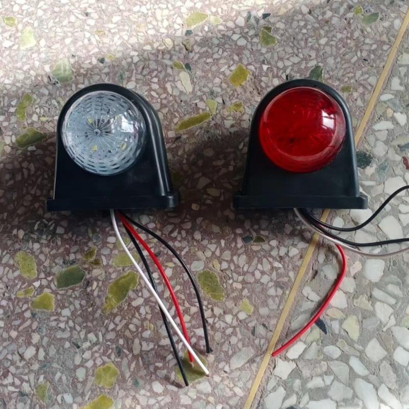 12V 24V LKW-Leuchte Anhänger Positions-Ecken-Seitenmarkierungs-LED-Blinker-Lampe Brems-Parken Boot Marine LKW Wohnwagen Zubehör