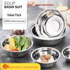 Stainless Steel Food-Grade Soup and Mixing Bowl