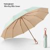 Xiaohongshu Bestseller: Oversized Chinese-Style Folding Umbrella for Sun and Rain (Women's Sun Protection, Thickened Color Gel Print)