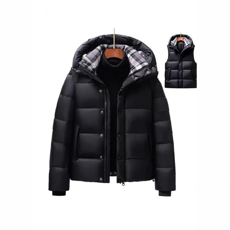 Womens Short Hooded Down Jacket Warm Winter Thick Streetwear S-XXXL