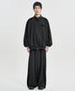 AJOBYAJO Multi Lace Trim Raglan Track Jacket [Black]
