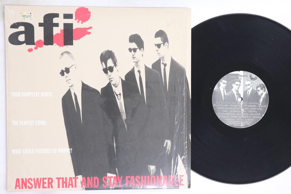 

LP Record AFI - Answer That And Stay Fashionable WR1370 WINGNUT 1995 US Rock Used