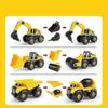 Bjxy Take-apart Construction Vehicles Excavators Truck Toy Diy Building Educational Gift Toys For Boys Girls