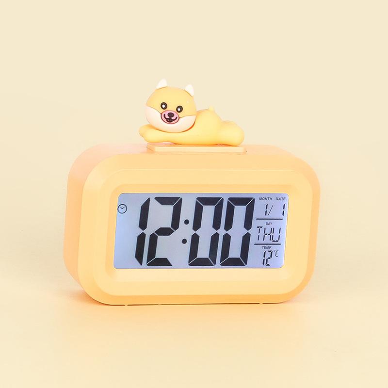 LED Digital Alarm Clock Backlight Snooze Data Time Calendar Desktop Multifunction Electronic Table