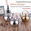 Stainless Steel Whistling Kettle with Filter for Restaurant and Household Use
