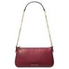 Empire Empire Brand Logo Zipper Closure Leather Hand Shoulder Bag Medium Women's Dark Red