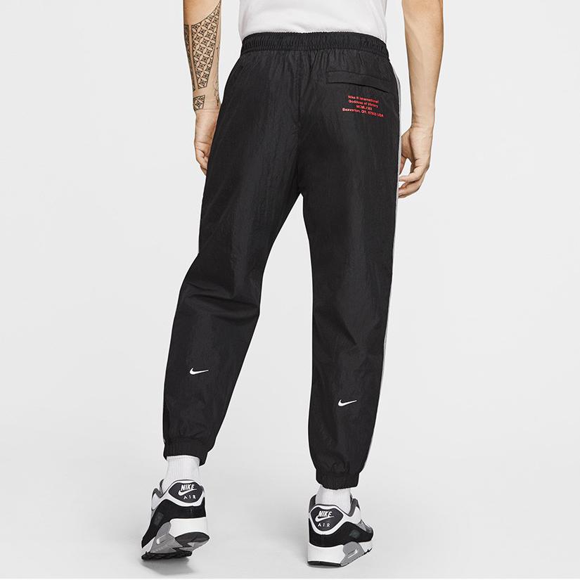 Nike Woven Jogger Casual Knit Sports Pants Men Bottoms Black CJ4878-010