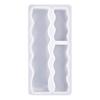 3-in-1 Candle Molds Long Candle Molds Waving/Heart Candle Molds for Making Candle Soap Baking DIY Craft Valentines Gift