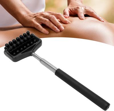 Rückenkratzer, Teleskop-Massagegerät für die Rückenmuskulatur, verstellbare Kratzrolle für Rücken, Kopf und Arme zur Muskelentspannung, tragbar, verlängert