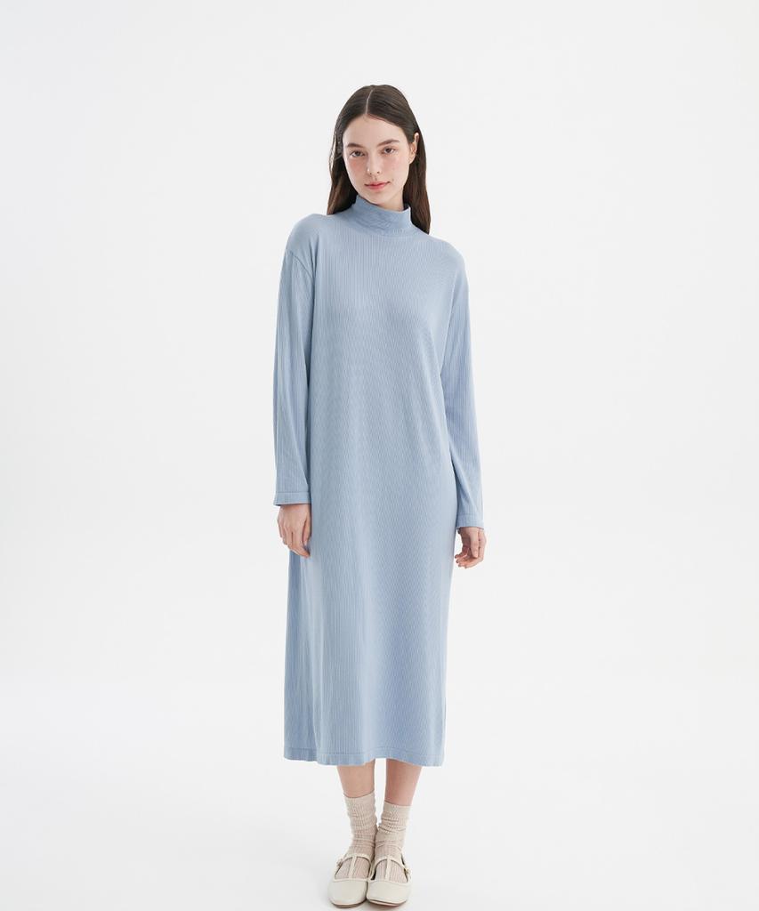 Sekeonseukin Modal Mock Neck Dress