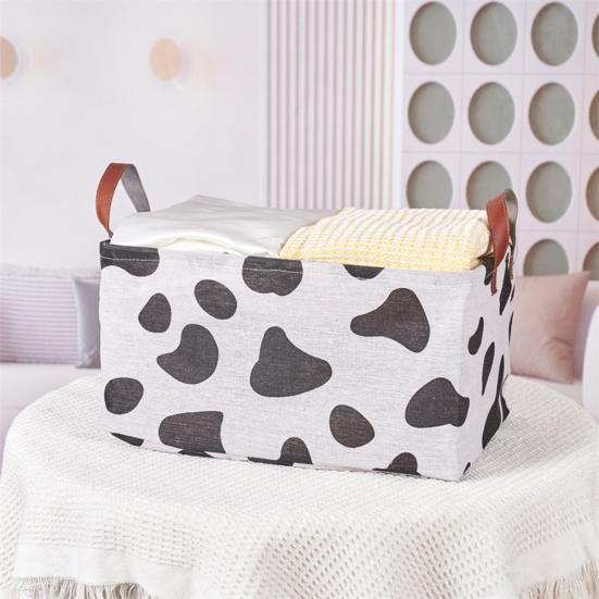 Clothes Laundry Basket Storage Box with Reinforced Handle Large Capacity Toys Storage