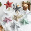 Christmas Sparkling Star Tree Topper, Festive Navidad TopStar Colorful Ornaments, Xmas Lights
