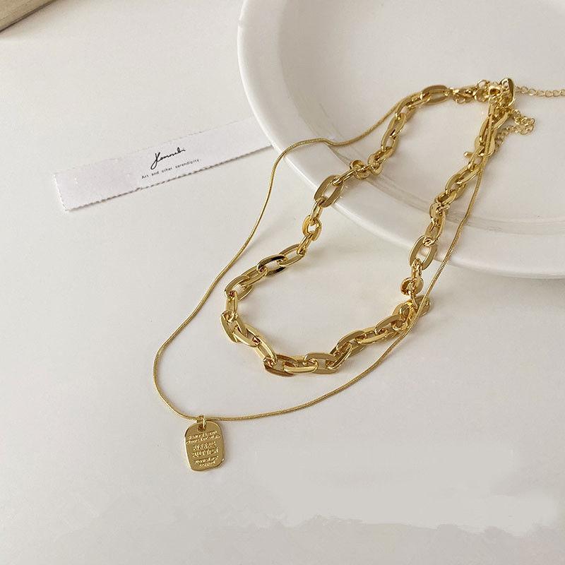 Light luxury fashion high-end design sense niche necklace women's new trend sweater collarbone chain