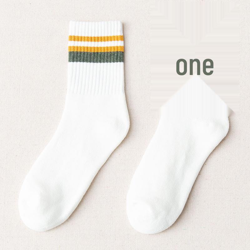 Men's Mid-Calf Towel Socks - Fleece-Lined, Odor-Resistant, Thick Warm Terry Socks for Autumn and Winter.