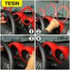 TESIN Car Decoration Sticker Accessories For Dodge Nitro 2007-2012 Dashboard Decorative Frame Cover For Dodge Nitro