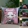 Movie KPop D-Demon Hunters Pillow Case Anti-dustmite Invisible Zipper Sofa Bed