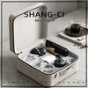 V60 Travel Coffee Set: Hand Drip Grinder, Stainless Steel Pot, Storage Box