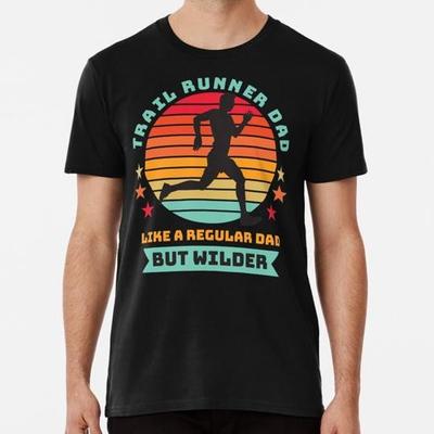 Trailrunner Papa Laufen Vatertagsgeschenk Größe S bis 5XL Hergestellt in den USA T-Shirt