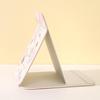 Thickened PU Leather Folding Makeup Mirror - Cute, Standable Desktop Dressing Mirror for Women