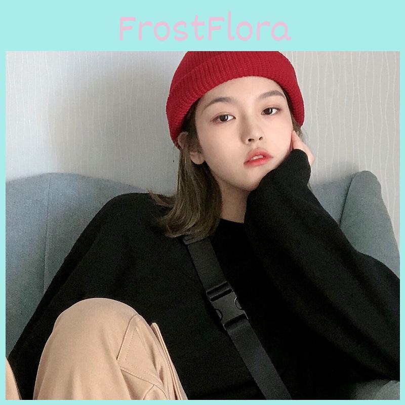 Chic Unisex Knit Beanie Winter Soft Cotton Hat Warm Round Top Design