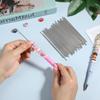 50PCS Pen Extenders for Beadable Pens, 4.6 Inch Stainless Steel Blank Bars for Beadable Pens Beaded Pen Extender Rods Beadpen Bar Extender Beaded
