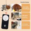 Rechargeable Interactive Flying Bird Cat Toy Chirping Flapping Bird with 3 Adjustable Levels Remote Control Pet Toy