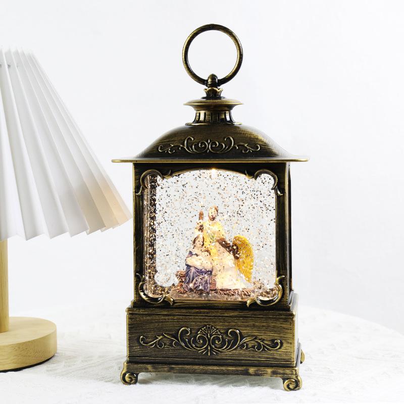 Christmas decorations, ornaments, wind lights, Christmas crystal lights, music box, children's birthday, Christmas gifts