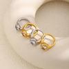Elegant Zirconia Ring Irregular Shape Stainless Steel Ring Shiny Statement Ring  Daily Wear