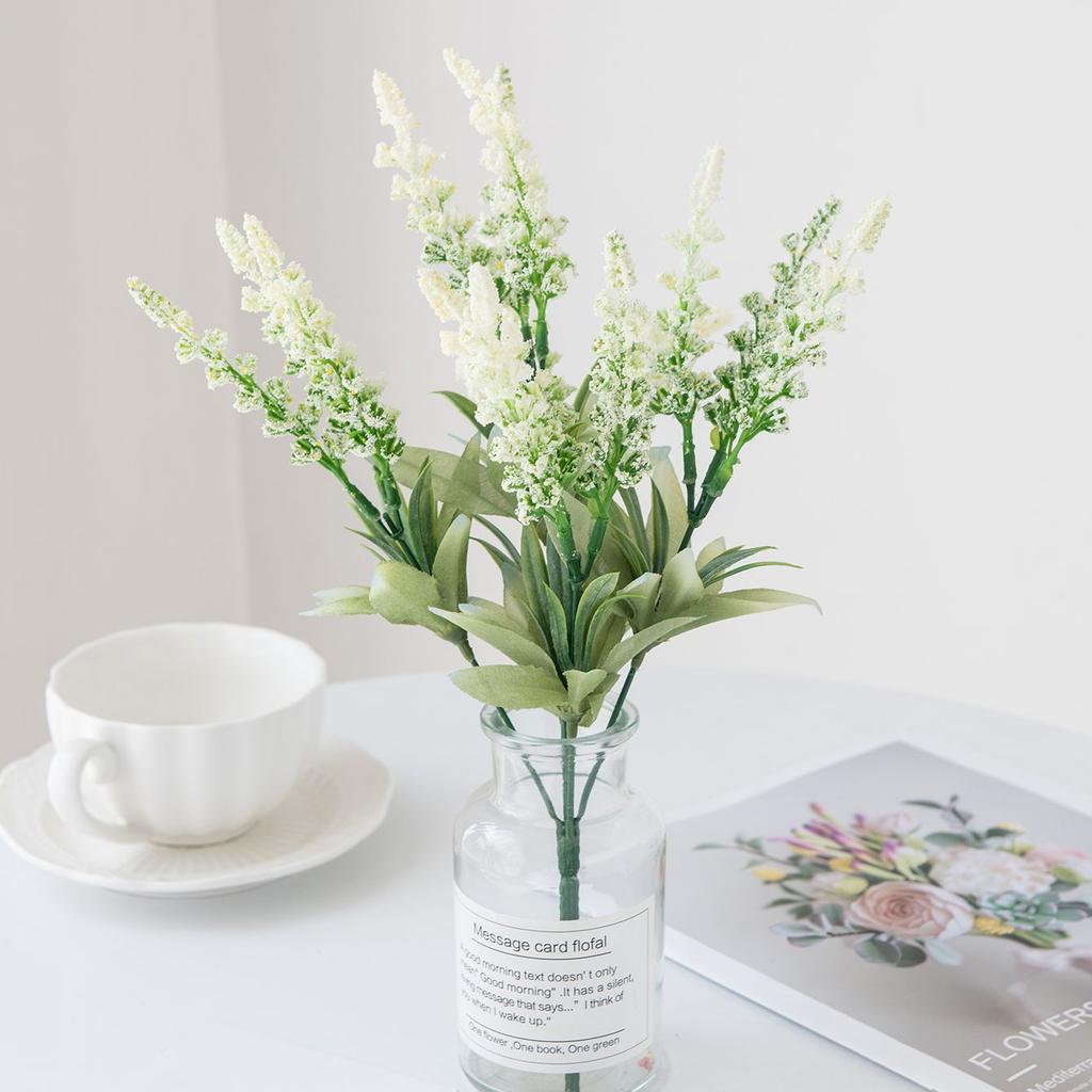Künstliche Blumen Pflanze Lavendel Valentinstag Hochzeit Kranz Haus Zimmer Außen Hof Garten Dekoration Brautstrauß DIY Geschenke Requisiten