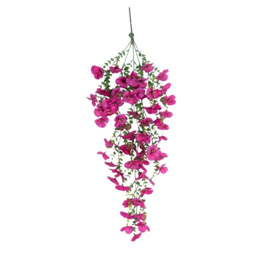 Artificial Morning Glory Teardrop Swag for Front Door UV Resistant Spring Hanging Faux Flower