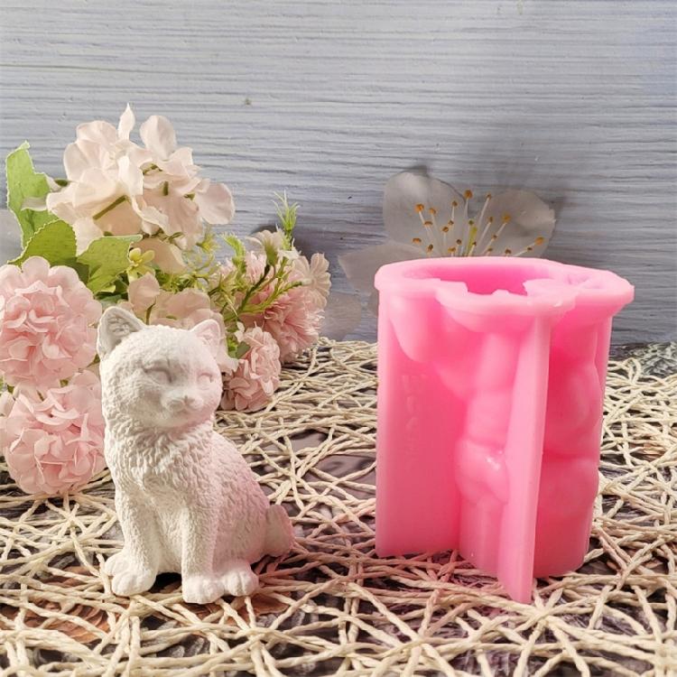 Versatile Handmade Gifts Silicone Mold Unique Decorations Crafting Silicone Mold Beautiful Cats Ornaments Making Mould