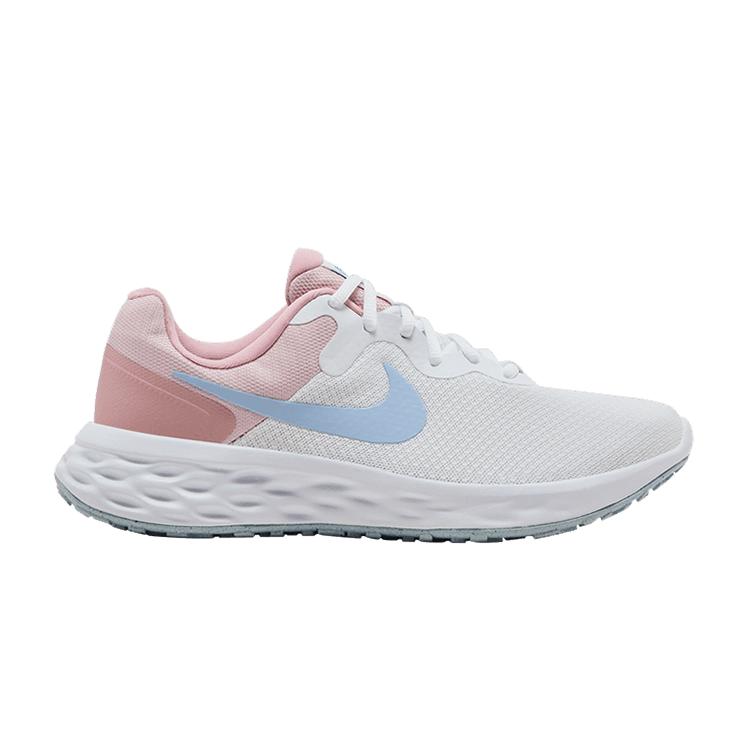 Nike Wmns Revolution 6 Next Nature White Pink Glaze Hydrogen 36.5