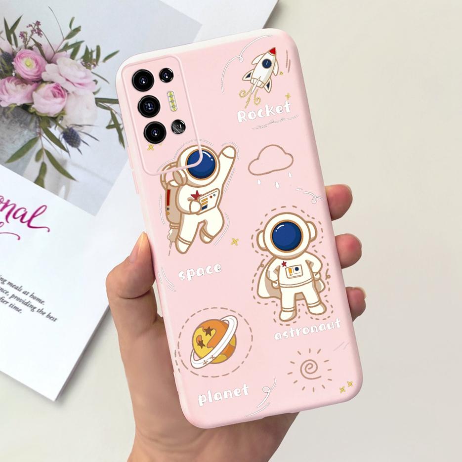 For Tecno Pova 2 Case LE7 LE7n Cute Dinosaur Cartoon Cover Soft Silicone Phone Case For Tecno Pova 2 Pova2 Back Cover 6.9'' Bags