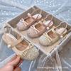 2026New Girls' High-heeled Princess Shoes, Spring and Autumn Children's Leather Shoes To Match Dresses, Little Girls' Mary Jane Fashion Sandals