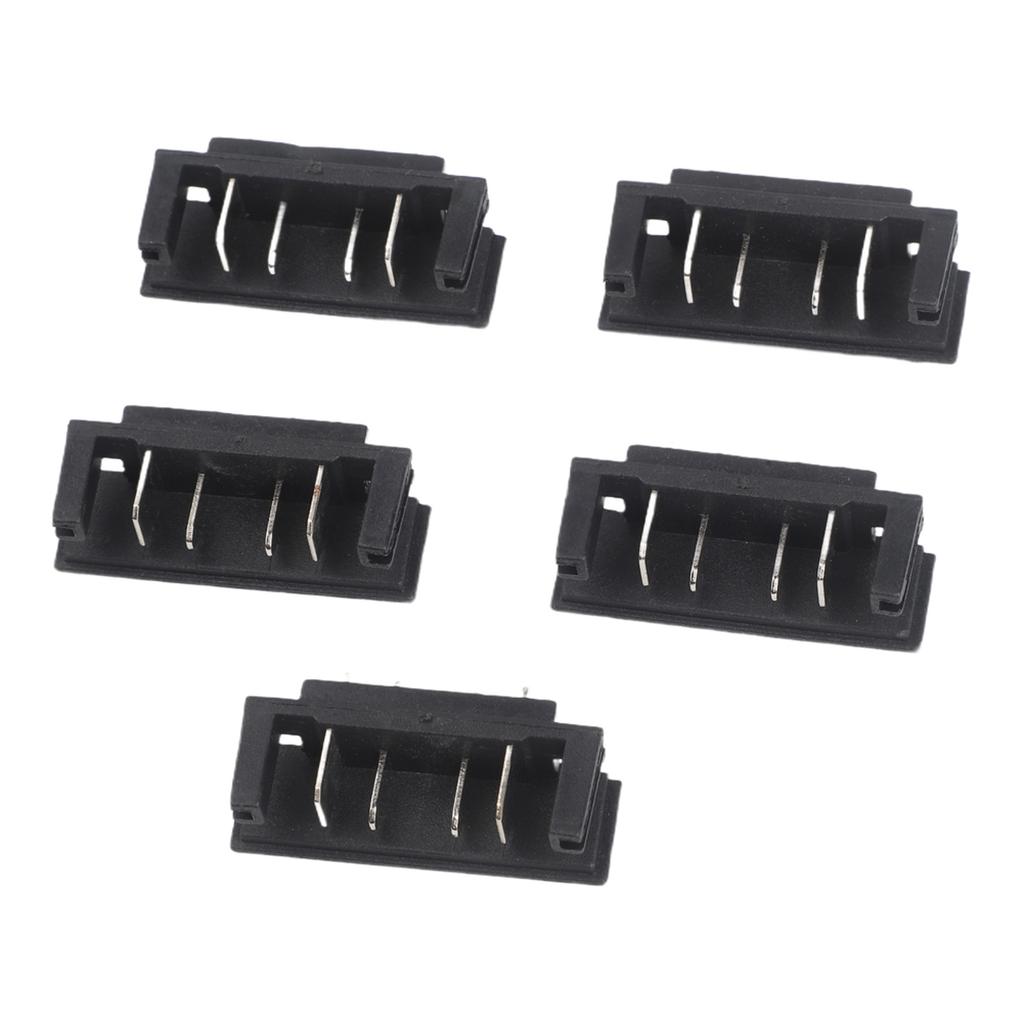Battery Connector Connector Terminal Block 5pcs Battery Connector Exquisite Appearance Lithium Battery Connector Wiring Duct