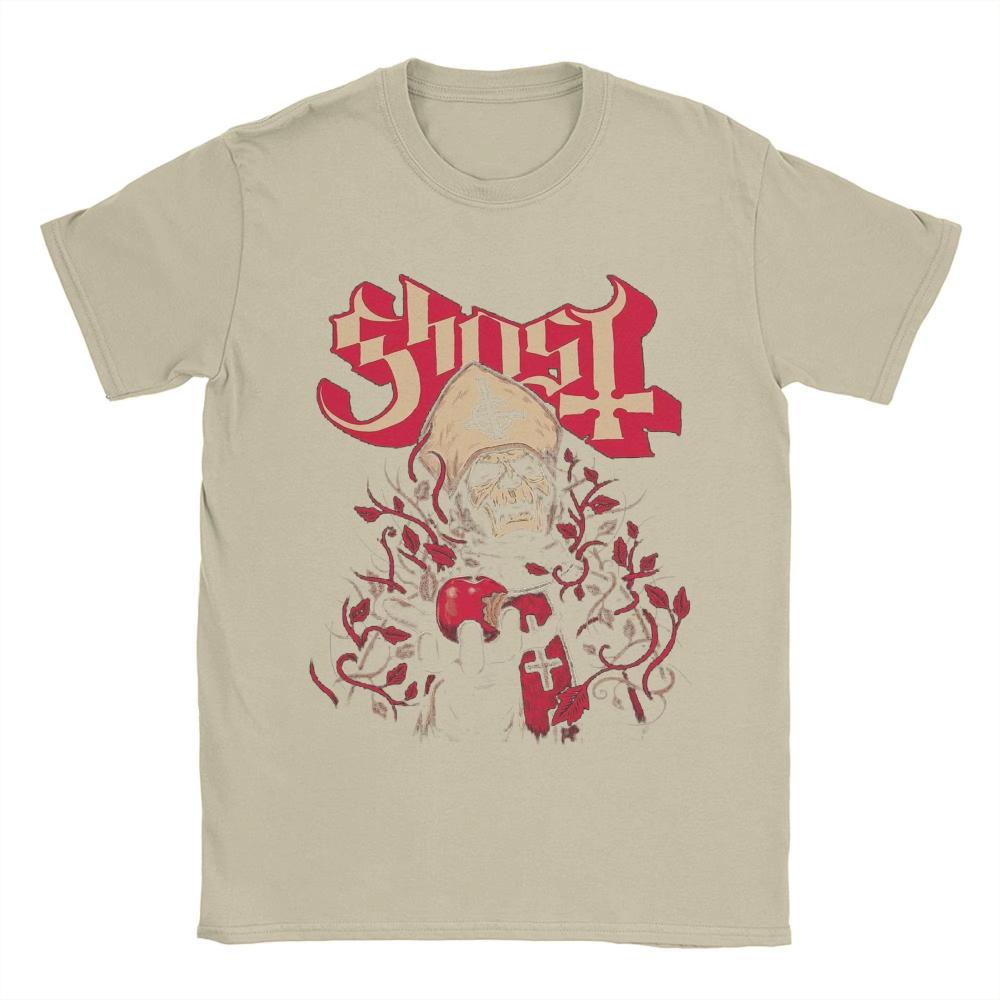New Hot Sale Summer Ghost T Shirt for Men Women Band Logo Cotton Tee Shirt Short Sleeve Unisex Oversied Tops