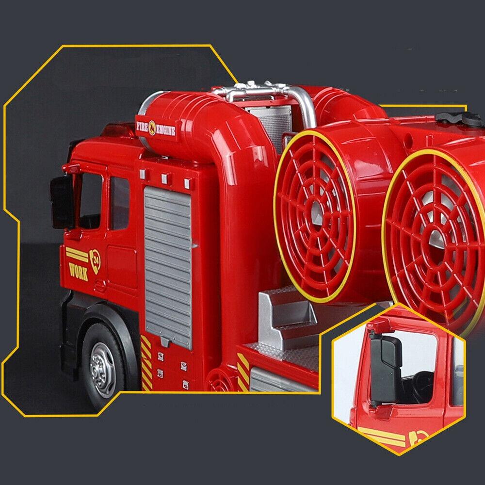 Jucărie cu mașină de pompieri 1/18 Mașină de pompieri Model de colecție de jucării pentru băieți