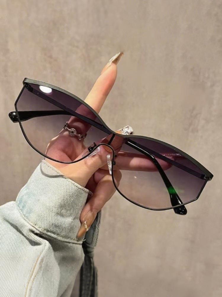 Fashion Punk  Cat Eye Sunglasses For Women Men Trendy Retro Sun Glasses Shades Vintage Decoration Eyewear Uv400 Goggles