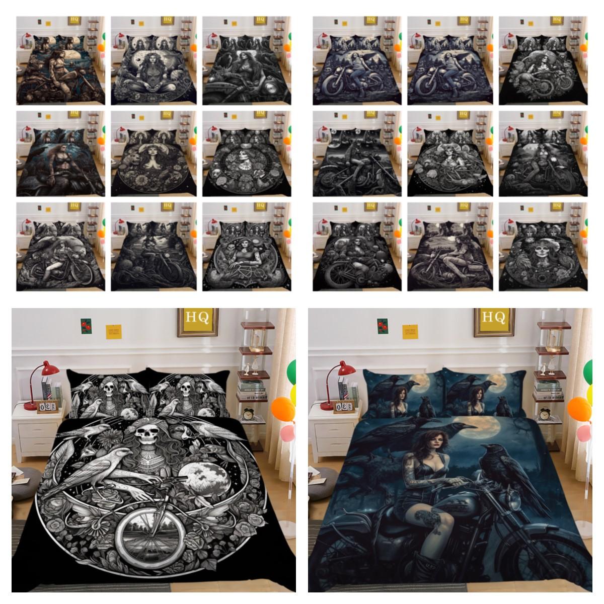 

Комплект пододеяльников, идеальный домашний текстиль, 3D красивый принт, комплект кровати королевского размера для девочек, крутой комплект постельного белья, наволочка из полиэстера